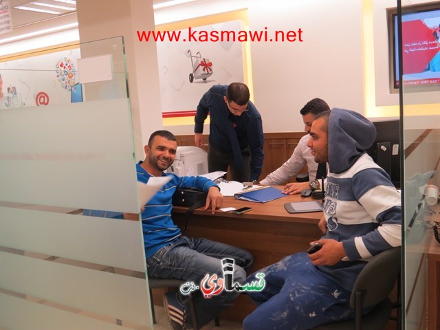 كفرقاسم : في الاسبوع الاول لافتتاح بنك هبوعليم 315 حساب جديد والاقبال كالماء للعطشان 